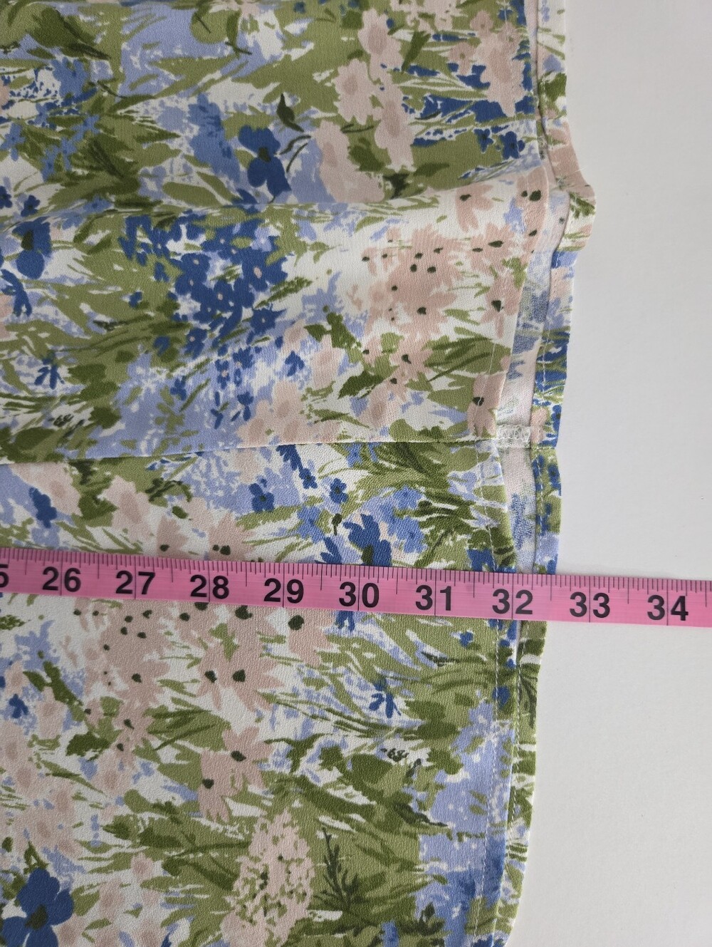 Reformation Georgica Floral Watercolor Fit and Flare Babydoll Mini Dress - Picture 15 of 15